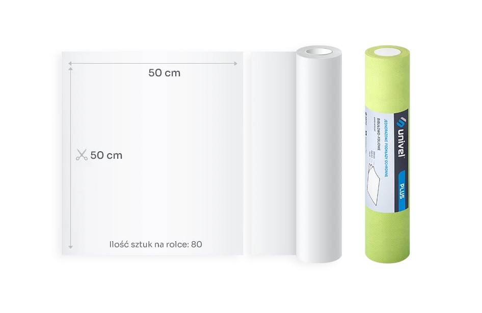 UNIVEL PLUS sottofondo 2x carta velina 1x foglio 50cm x 50m Salmone