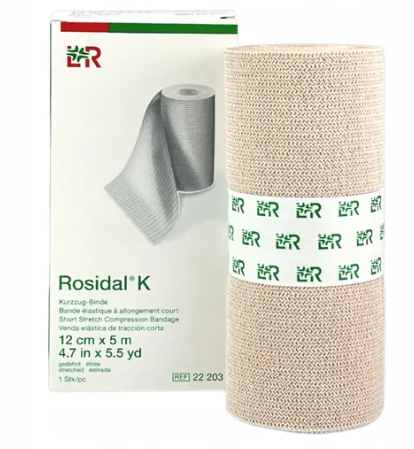 Rosidal K 12cm* 5m 1pc bendaggio elastico compressivo a breve elasticità