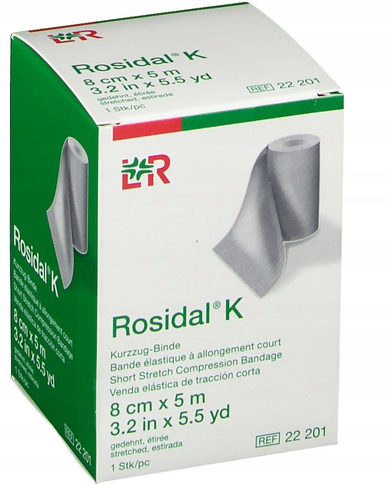 Rosidal K 8cm* 5m 1pc benda elastica compressiva a breve elasticità