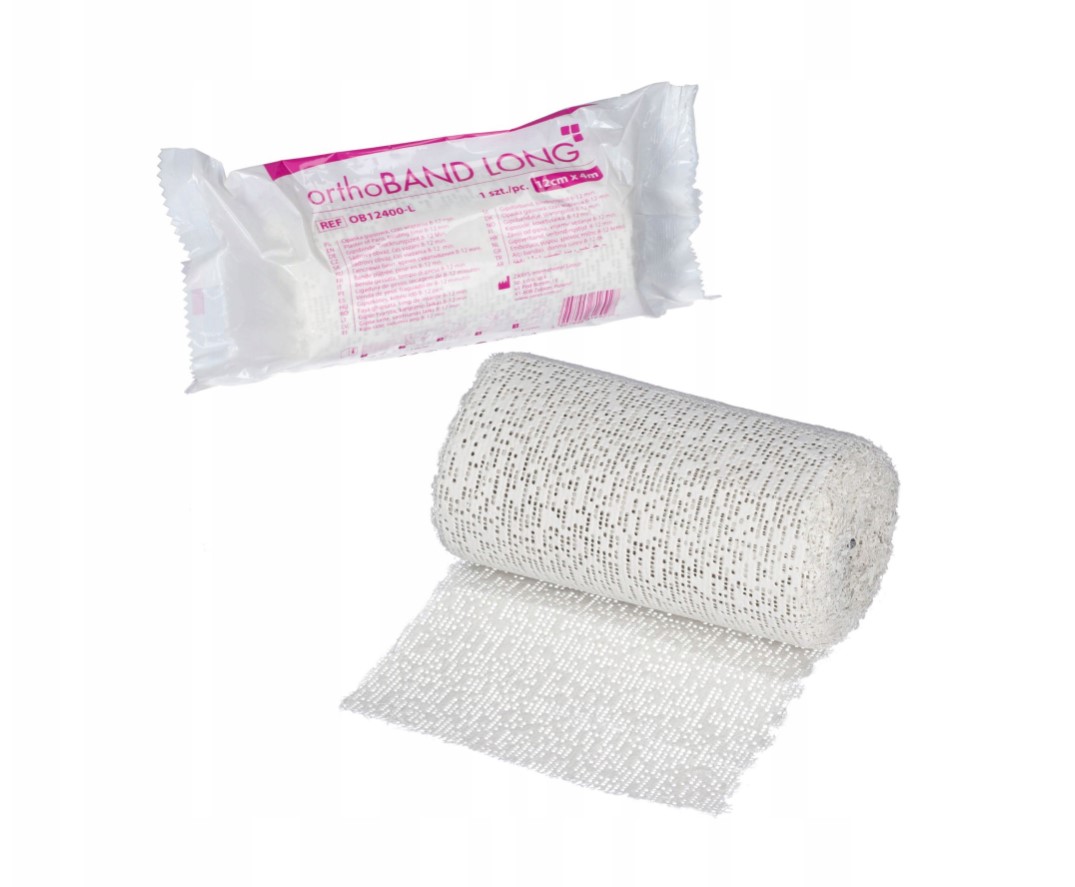 Banda in gesso 12cm x 4m 1pc orthoBAND LUNGO