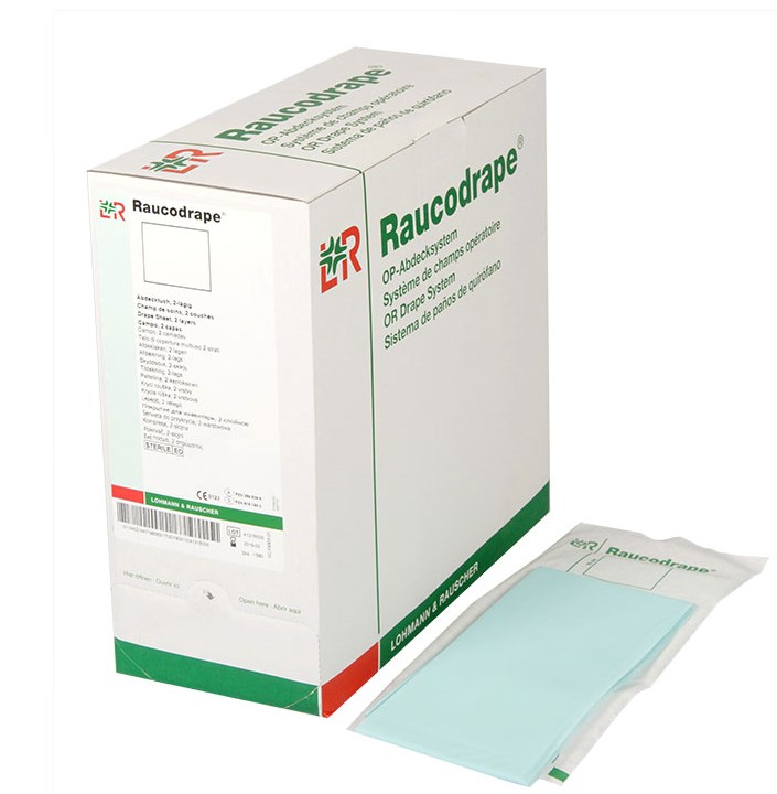 L&R Raucodrape sterile REF 33 001 (carta+foglio) 38x45cm 1pc telo sterile