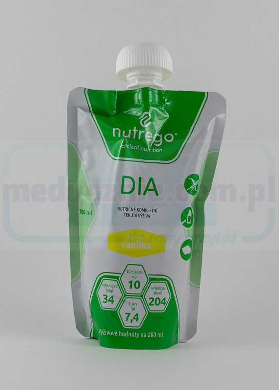 Nutrego DIA 200ml vaniglia 1pc