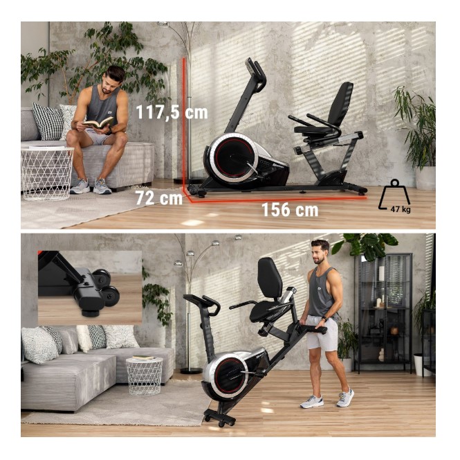HS-060L Bicicletta reclinabile Pulse - immagine 4