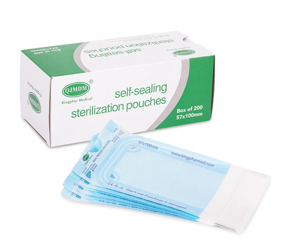 57mm *100mm 200pz buste in foglio di sterilizzazione