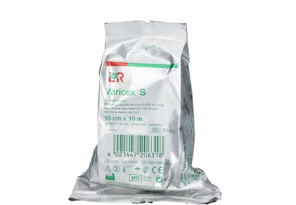 Varicex S 10cm* 10m 1pc benda in pasta di zinco