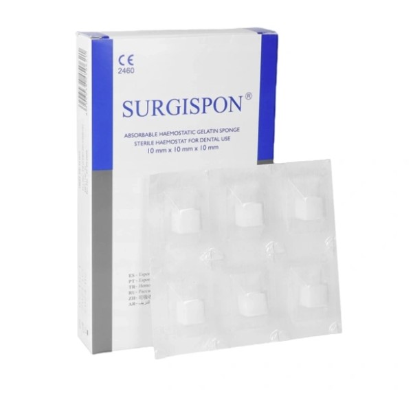 Surgispon 1cm* 1cm* 1pc spugna di gelatina con effetto emostatico