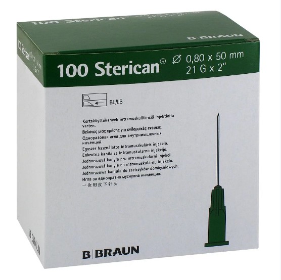 Ago Sterican Sterican G21 0,8*50mm 100pz