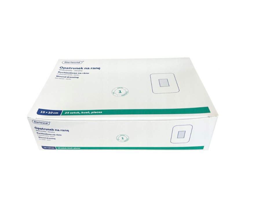 Medicazione con tampone assorbente STERIWUND 15cm x 10cm 25 pz.
