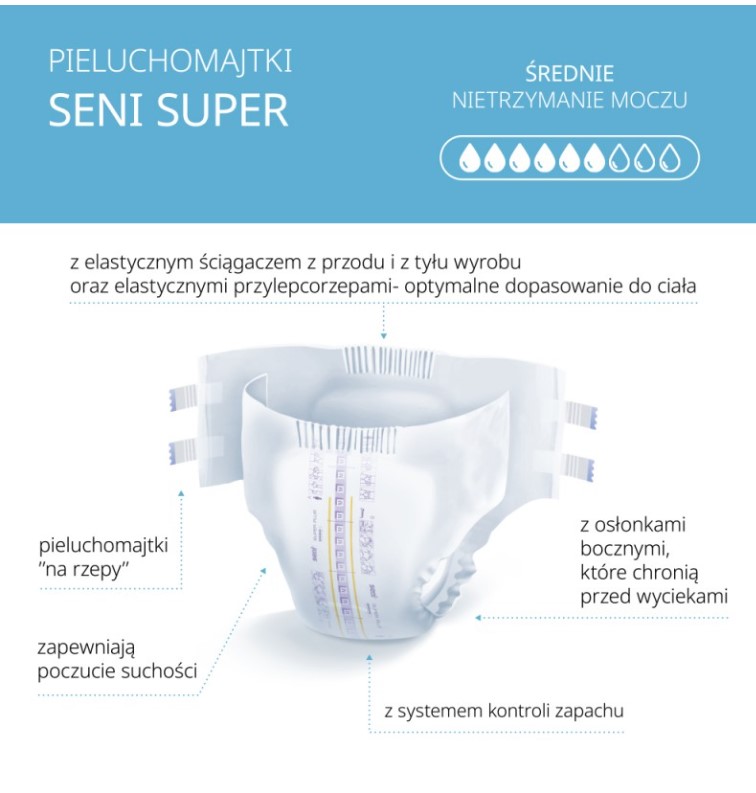 Pannolini per adulti Super Seni EXTRA SMALL 10 pz.