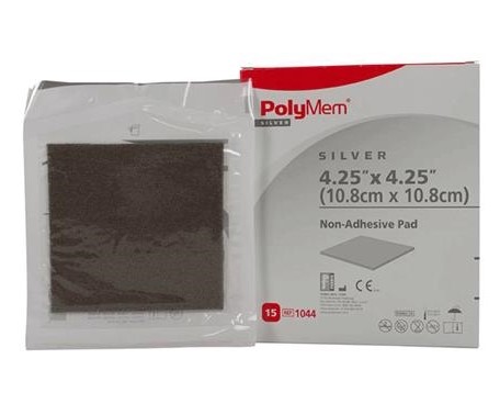 PolyMem Argento 1124 Tampone non adesivo 10,8x32 1pc