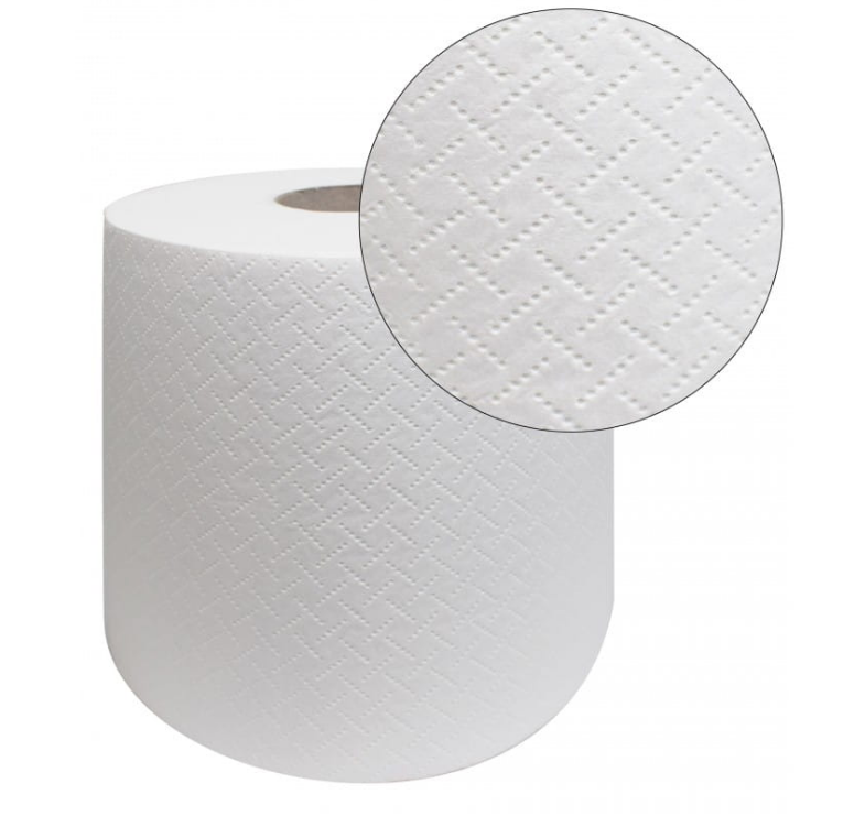 Rotolo di asciugamani in cellulosa MINI - 200/16, 2 strati 40m bianco 1pc