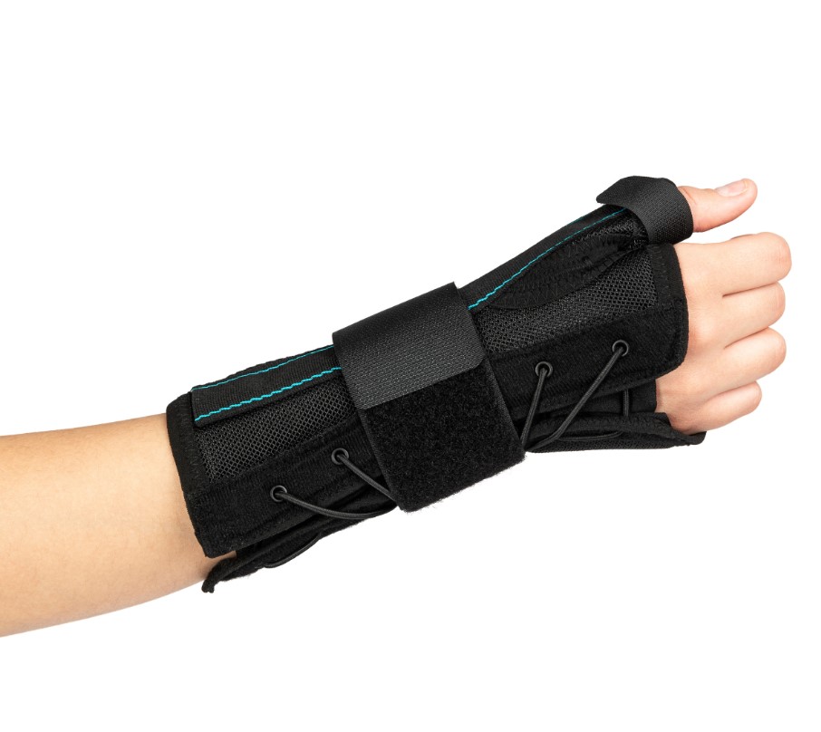 Stabilizzatore dell'articolazione del polso sinistro M con inclusione del pollice ManuTim Plus