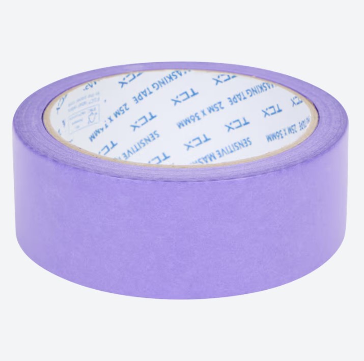 Nastro di carta autoadesivo 2,5 cm*25 m viola