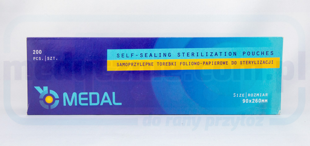 90mm *260mm 200pz buste in foglio di sterilizzazione