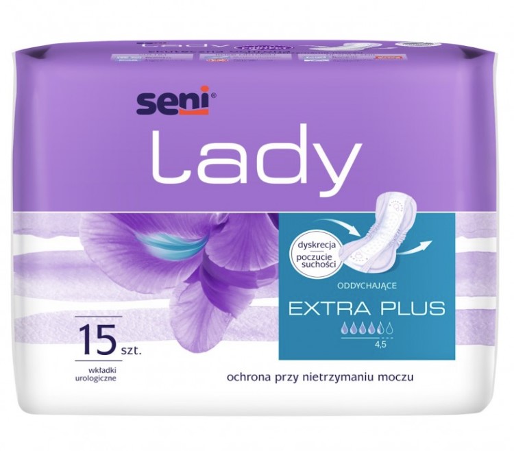 Seni Lady Extra Plus 15 pezzi solette urologiche