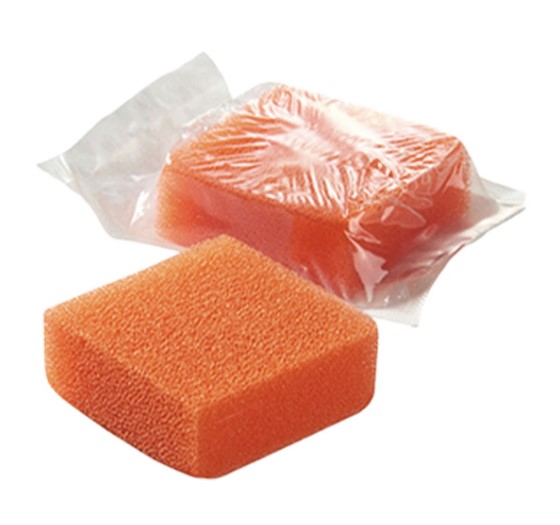 Ligasano arancia sterile 5 x 5 x 2 cm 1pc spugna per la pulizia delle ferite