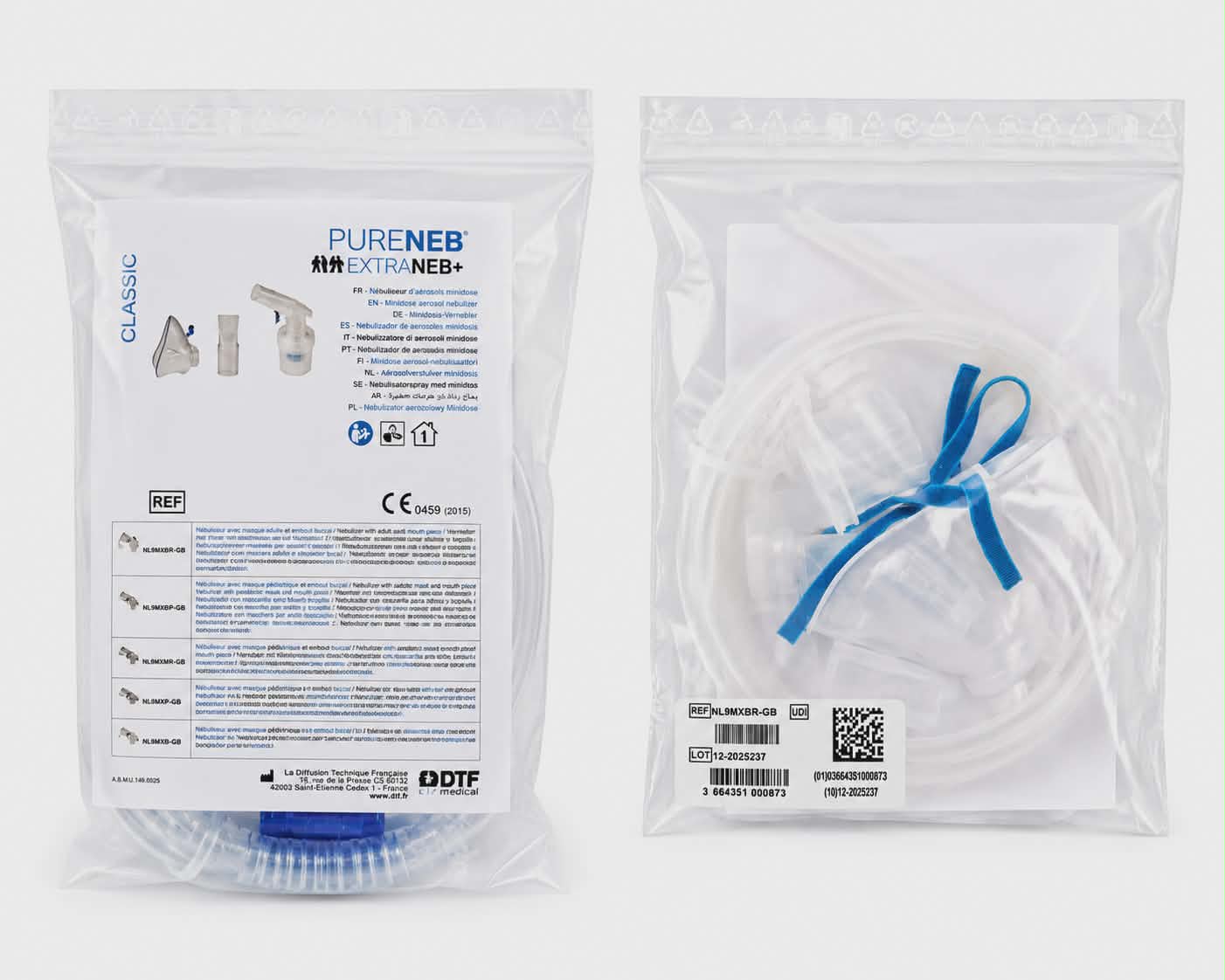 Kit di nebulizzazione per l'inalatore per bambini AEROLIGHT NL9MXBR-GB