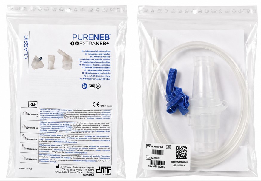 Kit di nebulizzazione per l'inalatore per bambini AEROLIGHT NL9MXBP-GB