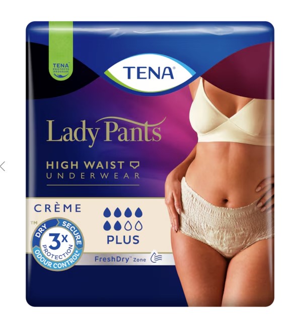 TENA Lady Plus Pants Creme M 30 pezzi