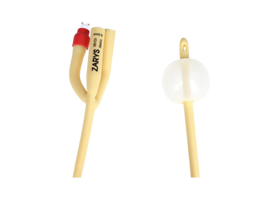 Catetere Foley misura CH18 30ml a tre vie siliconato 1 pz.