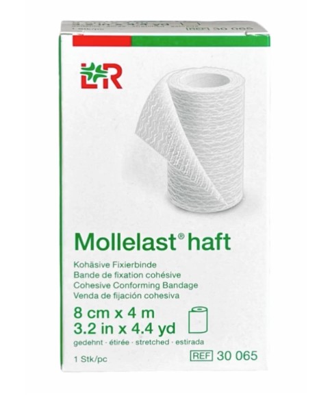 Mollelast ricamo 8 cm x 4 m 1pc benda coesiva di supporto