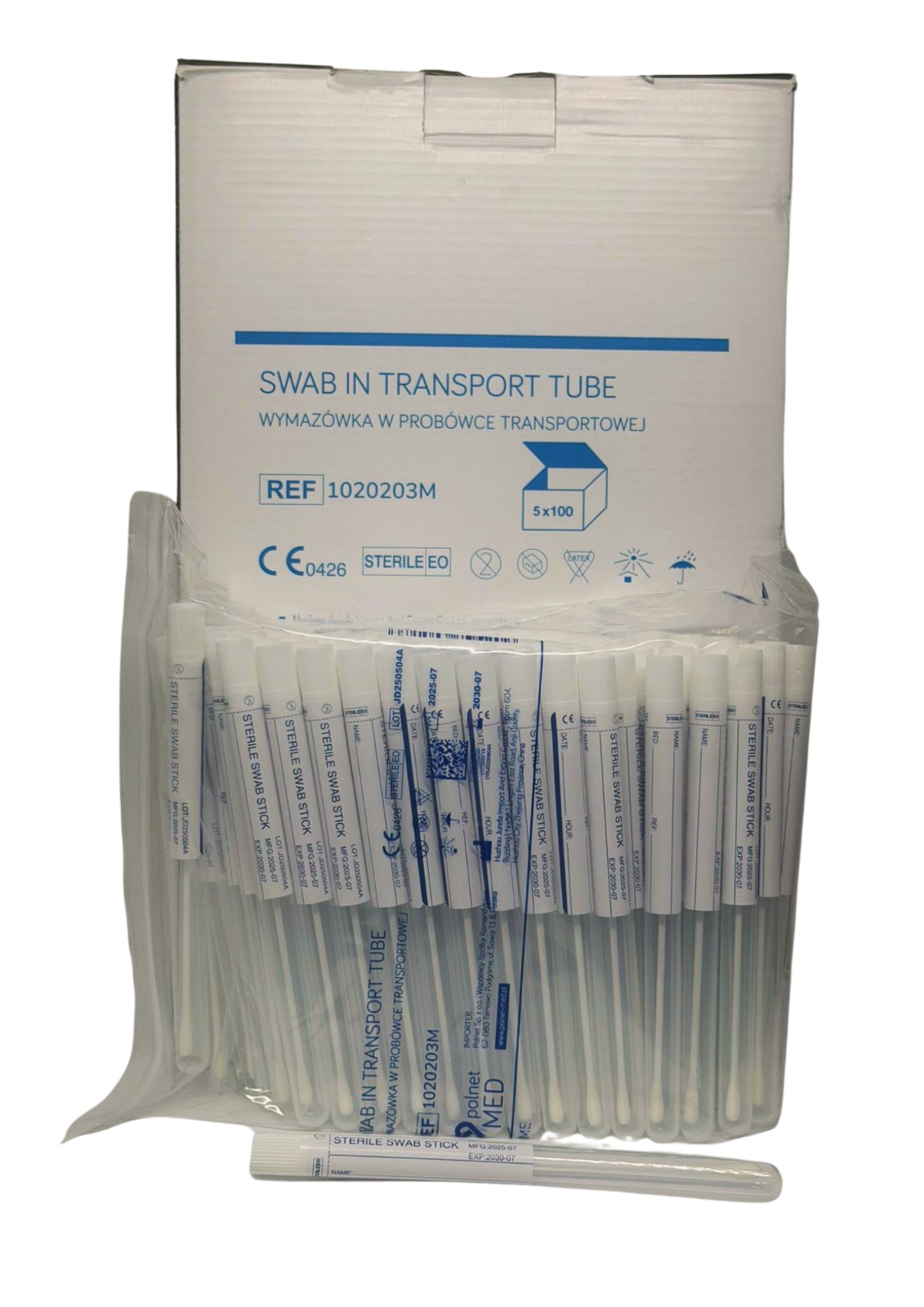 Confezione di tamponi sterili 1pc