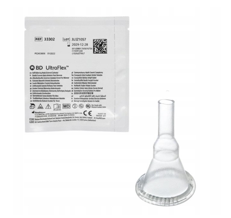 Catetere esterno maschile Bard Ultra Flex 29 mm 100% silicone - immagine 2