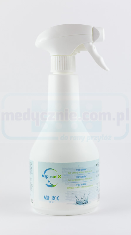 Aspirox 500ml con nebulizzatore per detergere, idratare e disinfettare le ferite