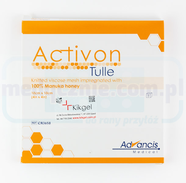 Activon Tulle 10* 10cm medicazione con miele di manuka 1pc