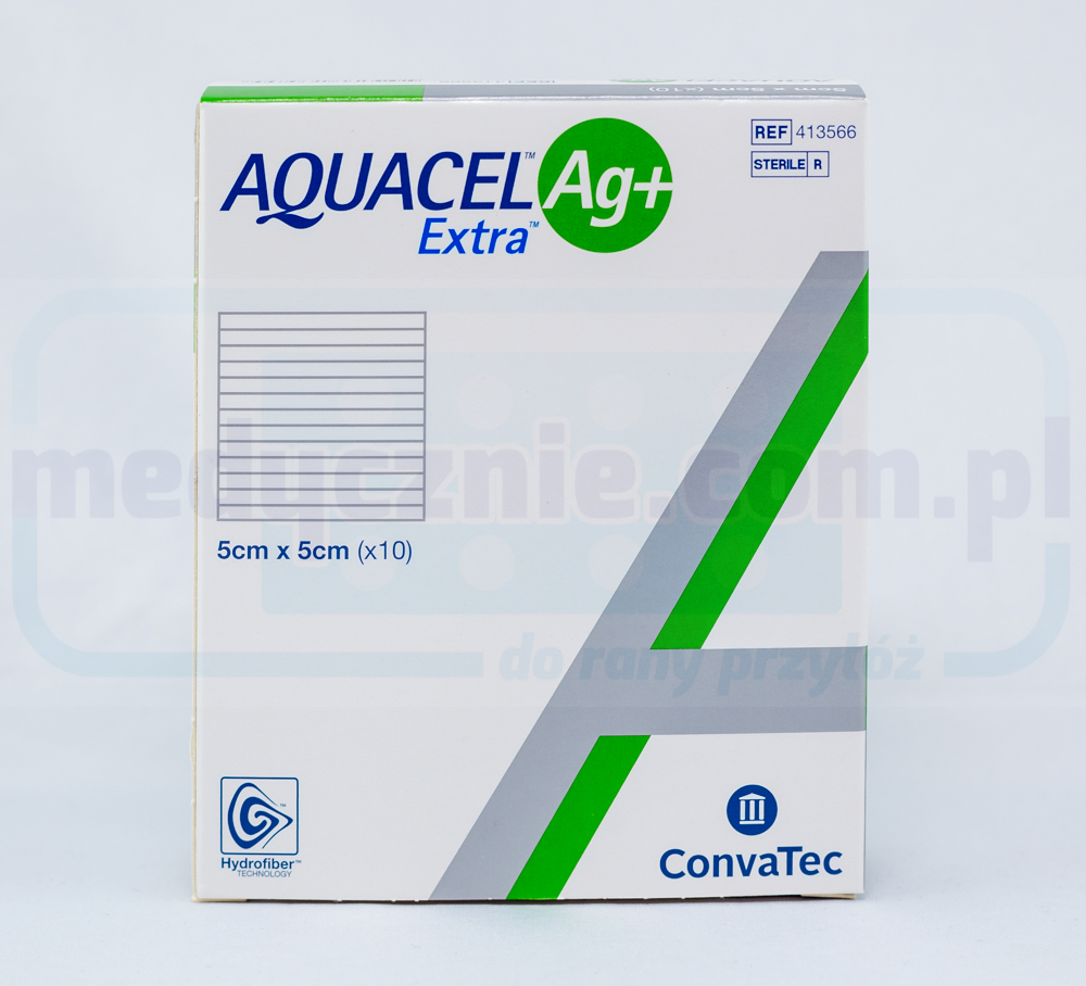 Aquacel Ag Plus Extra 5*5cm medicazione con argento 1pc