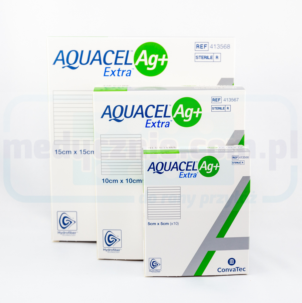 Aquacel Ag Plus Extra 10*10cm medicazione con argento 1pc - immagine 2
