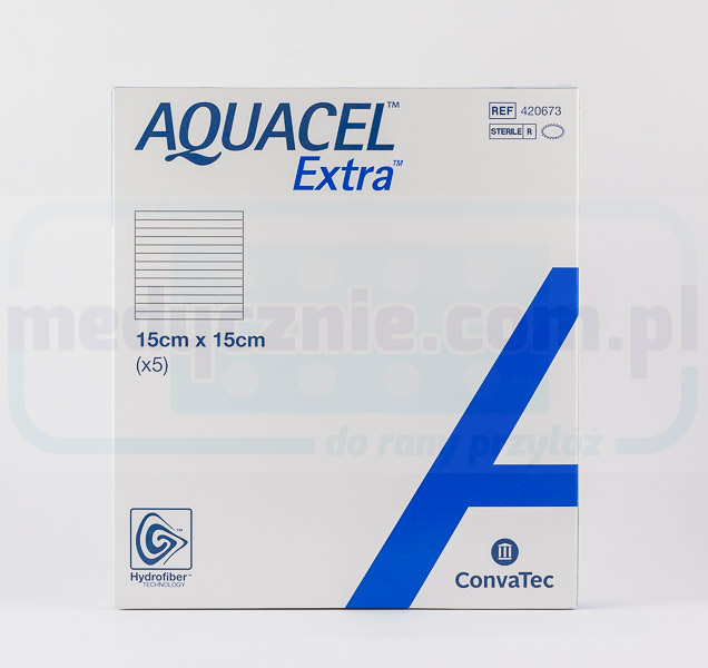 Medicazione in idrofibra Aquacel Extra 15*15cm 1pc