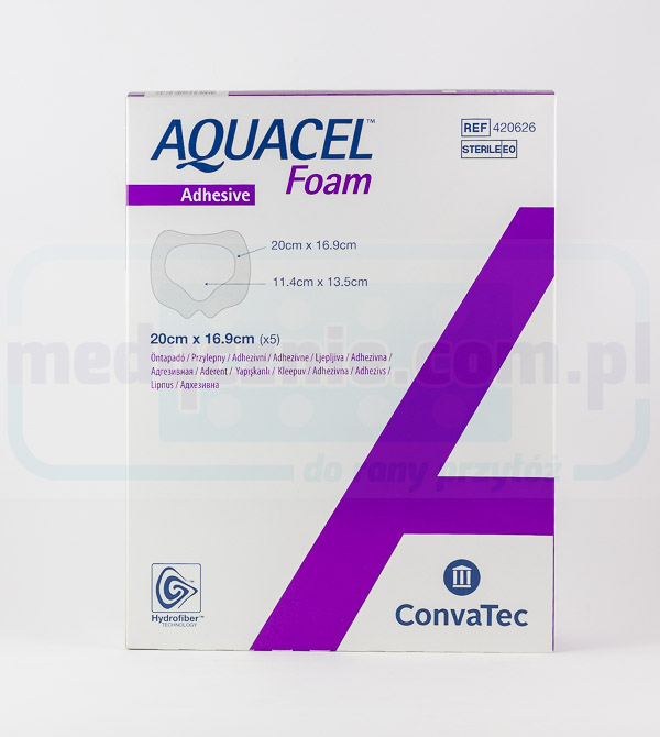 Aquacel Schiuma Adesiva 20*16,9cm Medicazione sacrale multistrato 1pc