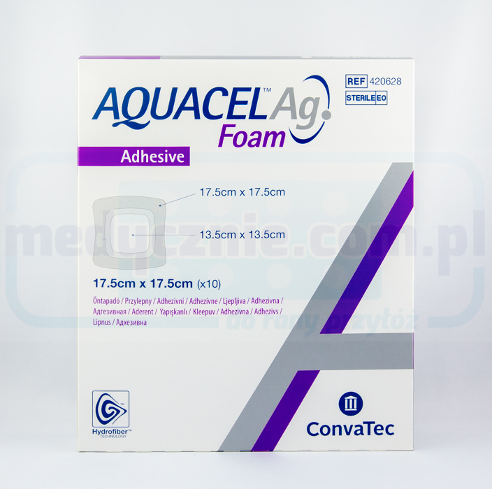 Aquacel Schiuma Ag Adesiva 17,5*17,5cm medicazione in schiuma multistrato 1pc - immagine 2