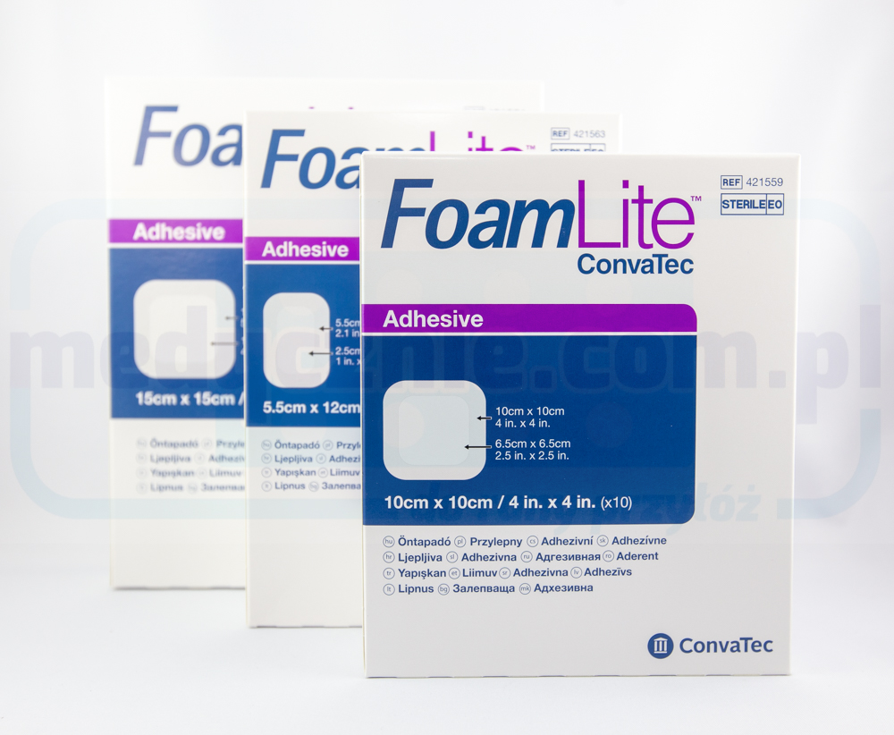 Aquacel Foam Lite 10*10cm medicazione in schiuma multistrato 1pc
