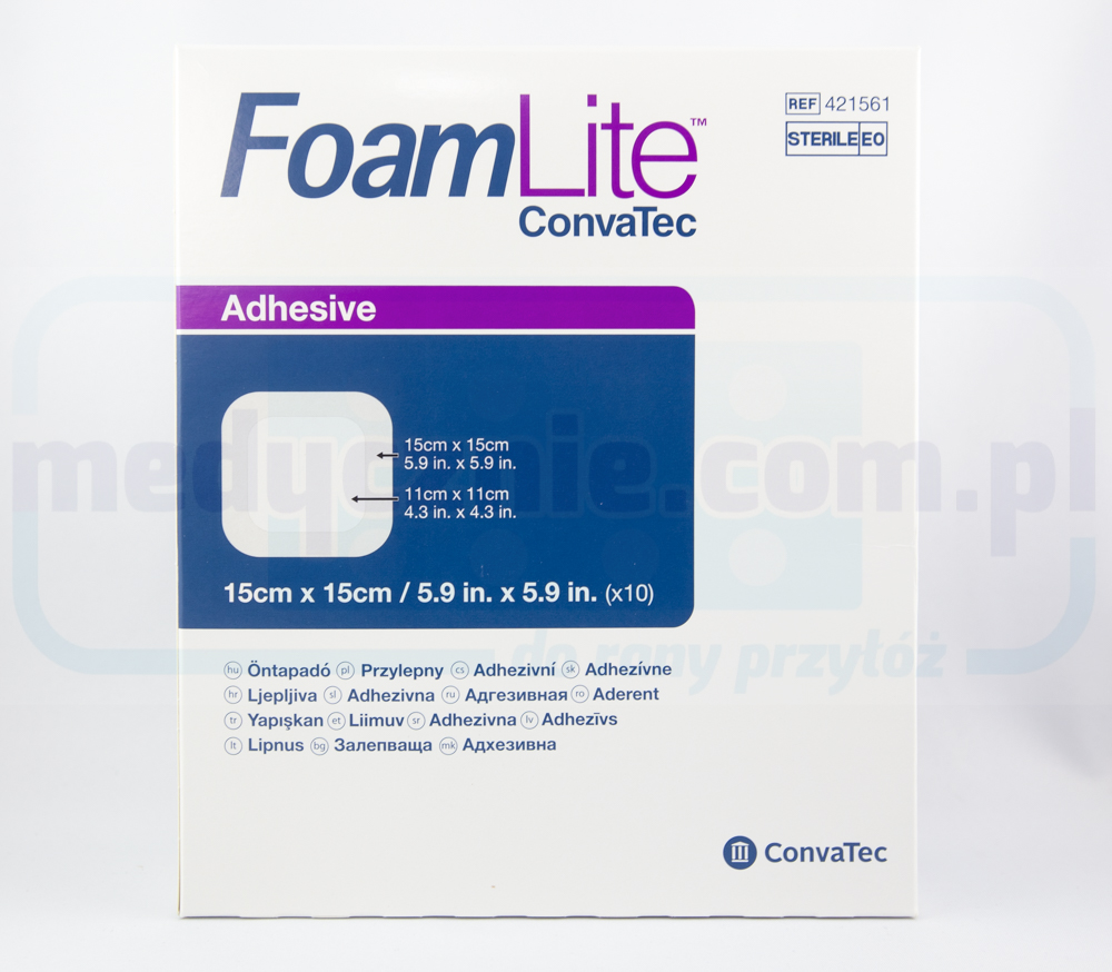 Aquacel Foam Lite 15*15cm medicazione in schiuma multistrato 1pc
