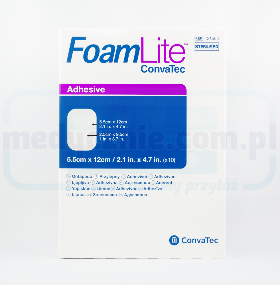 Aquacel Foam Lite 8*8cm medicazione in schiuma multistrato 1pc