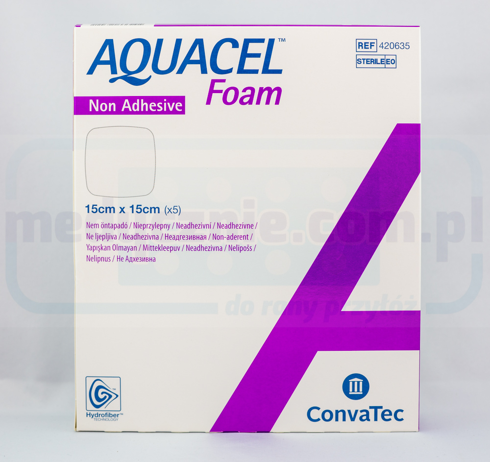Aquacel Schiuma Non Adesiva 15*15cm medicazione in schiuma multistrato 1pc
