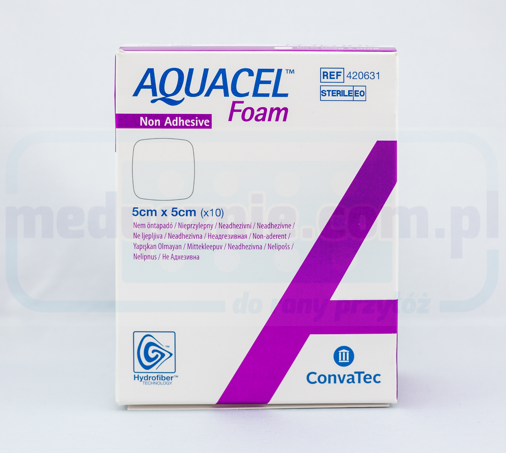 Aquacel Schiuma Non Adesiva 5*5cm medicazione in schiuma multistrato 1pc