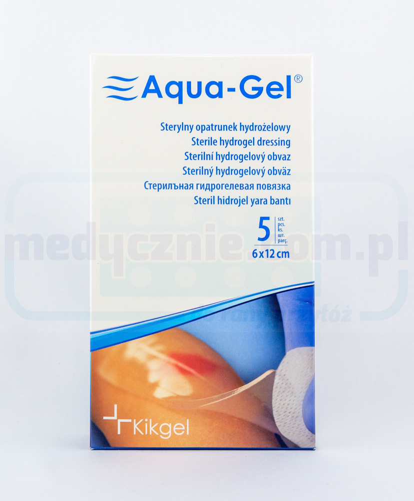 Medicazione idrogel Aqua-Gel 6*12cm 1pc