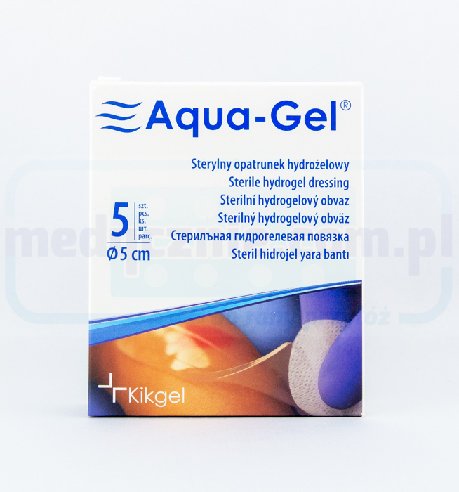 Medicazione idrogel Aqua-Gel Ø 5cm 1pc