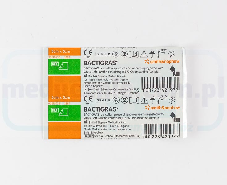Bactigras 5*5cm medicazione alla paraffina 1pc - immagine 4