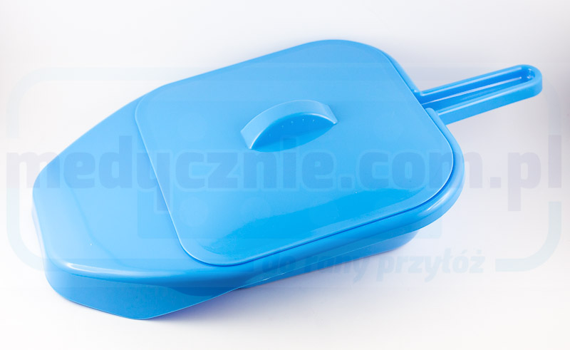 Piscina sanitaria con coperchio in plastica turchese