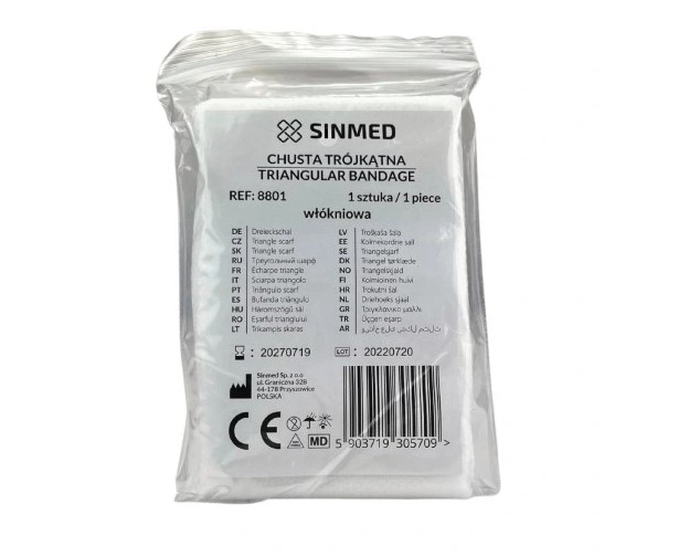 Imbragatura triangolare in tessuto non tessuto 96x96x136cm 1pc