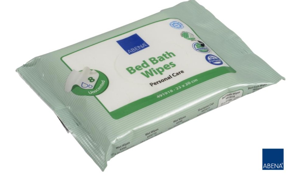 BED BATH WIPES Salviettine umidificate 8 pezzi per il bagno