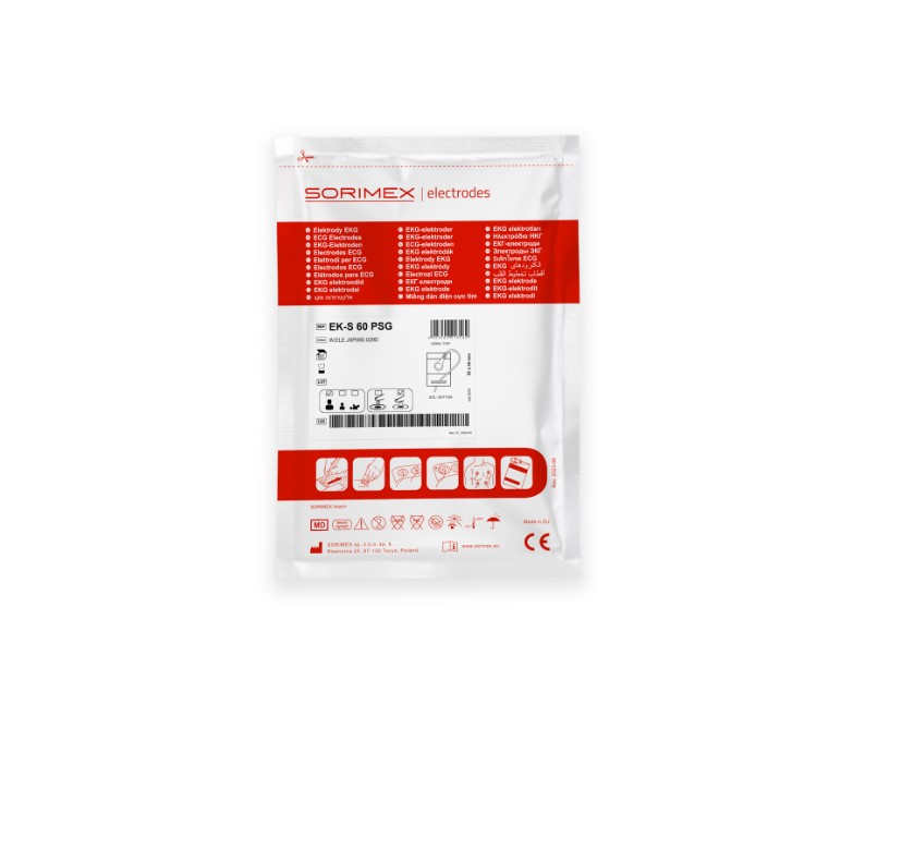 Elettrodi ECG EK-S 60 PSG 24H holter 50 pz.