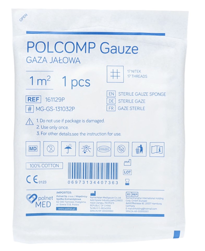 Garza sterile 17N - 1m2 1 pz.