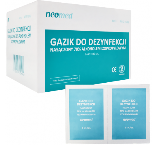Tamponi per la disinfezione della pelle 6cm*10cm 100pz