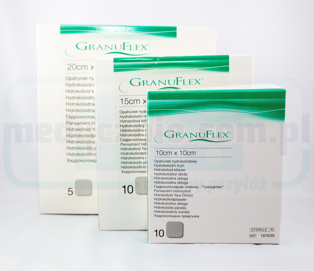 Medicazione idrocolloide Granuflex 20*20cm 1pc - immagine 2