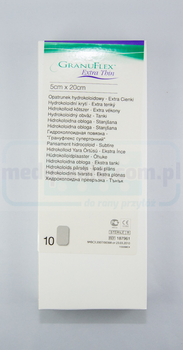 Medicazione idrocolloide Granuflex Extra Thin 5*20cm 1pc